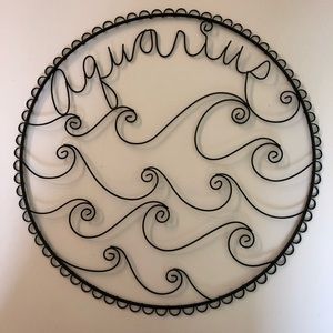 Pottery Barn Teen Wire Zodiac Sign - Aquarius